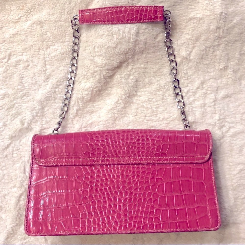 ✨S O L D✨ Liz Claiborne pink leather handbag - Picture 4 of 9